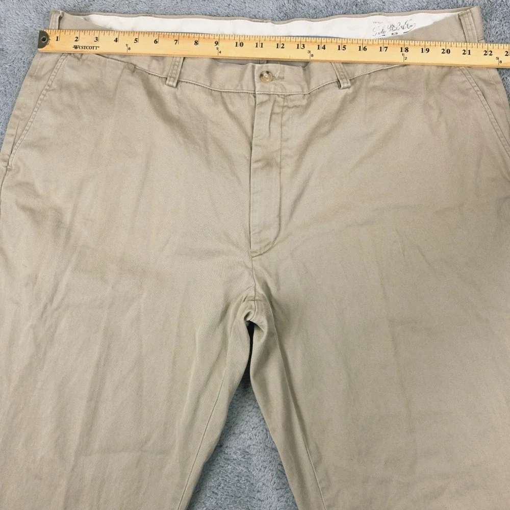 Polo Ralph Lauren Pants Mens 46Bx30 Tan Khaki Classic Fit Cotton Trousers Chinos